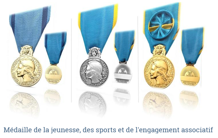 Médailles JSEA