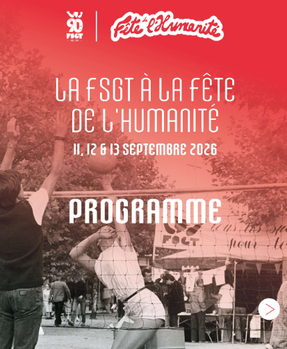 FSGT 2026 Fête de l'Humanité