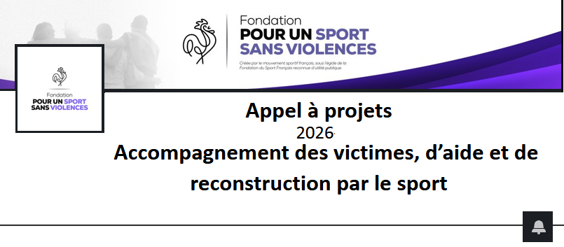 2026 AAP Fondation Sport sans violences
